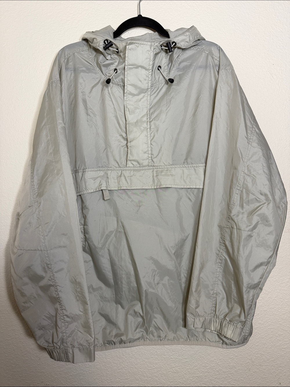 Vintage 2003 Gap Factory Khaki Anorak Windbreaker Jacket Gorpcore Y2K Large